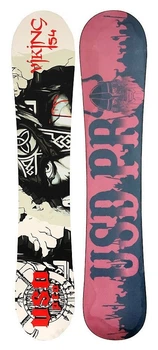 Сноуборд USD Pro VIKING 160 Black/Red/Cream (USB19M3P) (160 см black/red)