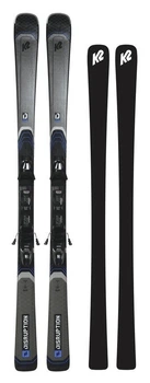 Гірськолижний комплект K2 DISRUPTION 76+M2 10 QKCLK 156см Сірий/чорний (10E0009.272.1+10E1013.172.1) (163 см сірий/чорний)