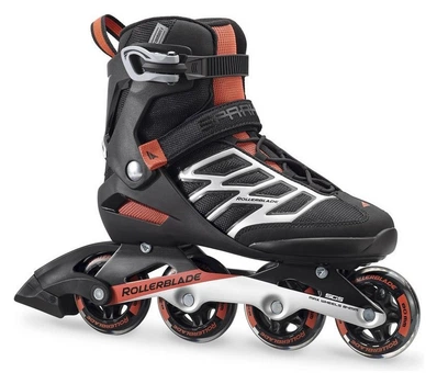 Роликові коньки для дорослих Rollerblade SPARK 80 42 (9US) 270мм Black/bright red (07849500 M26) (290мм)