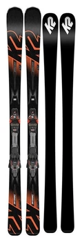 Ліжі гірські (комплект) K2 IKONIC 84TI+MXCELL 12 TCX QUIKCLIK 170см Grey/black/orange (10C0004.252.1+10C1009.152.1) O (170 см black, grey, orange)