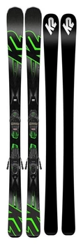 Ліжі гірські (комплект) K2 IKONIC 80+M3 11 TCX LIGHT QUIKCLIK 177см Grey/black/green (10C0007.242.1+10C1005.142.1) (170 см black, green, grey)
