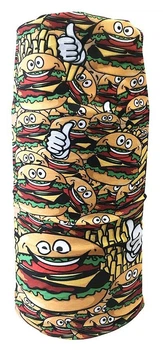 Бандана-бафф багатофункціональна Crow BURGERMAN One size Brown/multicolor (COMS17U3M) (one size brown, multicolor)