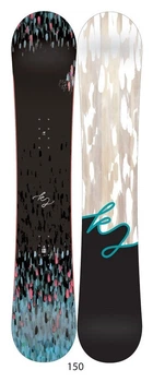 Сноуборд K2 FIRST LITE 150 Black/blue/grey (11A0025) (150 см black, blue, grey)