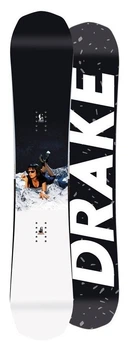 Сноуборд Drake SQUAD WIDE 160 Black/White (76221049) (160 см black, white)