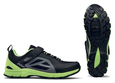 Туфлі велосипедні Northwave ESCAPE EVO M 45 (12.0US) Black/green (80173010) O (290мм black, green)