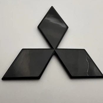 Значок Эмблема Mitsubishi (MITSUBISHI) 95 мм 90 мм хром митсубиси черная