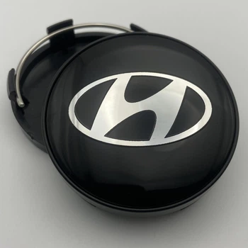 Колпачок Hyundai 60 мм 56 мм черный заглушка в диск хюндай