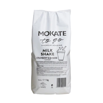 Молочний коктейль Mokate зі смаком полуниці та банана 1 кг