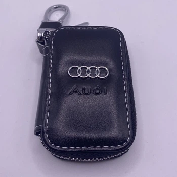 Брелок Ключница с логотипом AUDI , чехол для ключа авто ауди