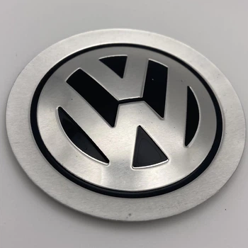 Наклейка для колпачков с логотипом VW Volkswagen Фольксваген 85 мм выгнутые края для тарелок лодочка металл
