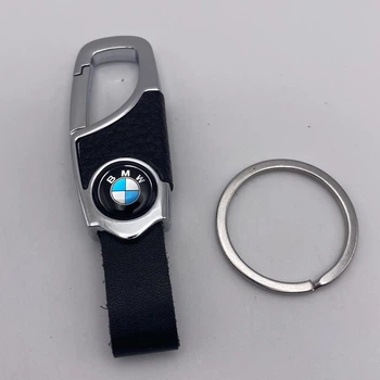 Брелок для ключей с карабином, брелок-карабин металлический БМВ BMW