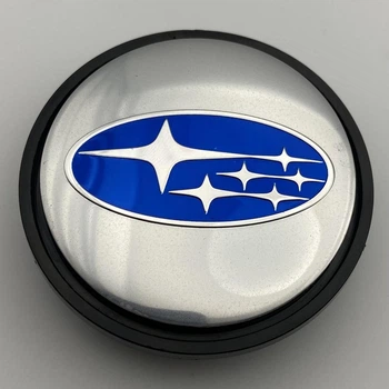 Колпачок Subaru 65 мм 56 мм синие серые заглушка в диск субару