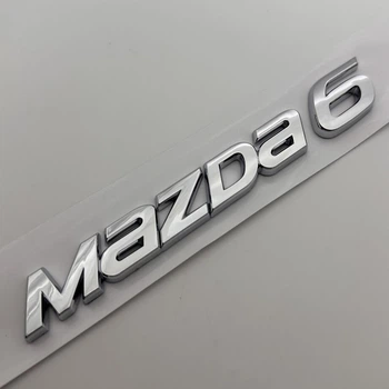 Шильдик емблема Mazda Мазда 6 150 мм напис на кришку багажника хром