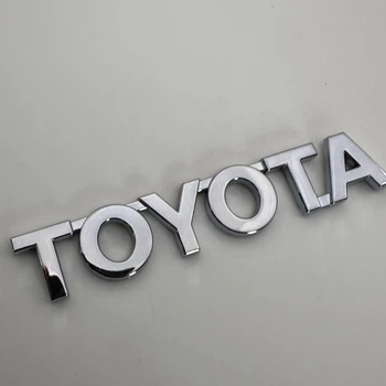 Знак эмблема (тойота) TOYOTA 120 мм 20 мм шильдик табличка хром шильдик