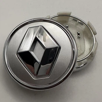 Колпачок на диски Renault 57 мм 50 mm заглушка рено серебро с хром 403152085R | 403150709R