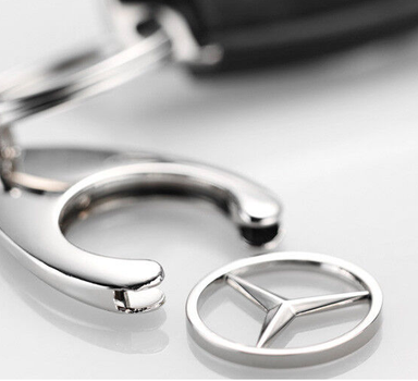 Брелок для ключів мерседес Mercedes-Benz зі вставкою для візка супермаркету