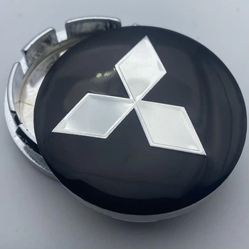 Колпачок заглушка Mitsubishi 56 мм 52 мм черные заглушка в диск митсубиси