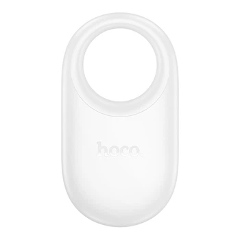 Інтелектуальний Bluetooth трекер Hoco E94 Tiger Anti-Lost сумісність з мережею Apple Find My на пристроях iOS 14.5 і новіші, GPS/ємністю 230mAh White