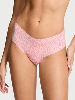 Женские трусики Victoria’s Secret (698532447516) No-Show Cheeky Pink Leo XXL розовые
