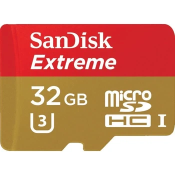 Карта пам'яті SanDisk 32GB microSD class 10 V30 A1 UHS-I U3 Extreme Action (SDSQXAF-032G-GN6AA) 324375
