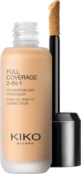 Podkład do twarzy Kiko Milano Full Coverage Foundation and Concealer 2 In 1 N40 Neutral 25 ml (8059385018294)