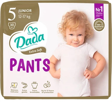 Трусики-подгузники Dada Extra Soft 5 Junior 12-17 кг 30 шт. (4820174980658)