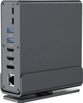 Док станція Cablexpert USB-C 15-в-1 (A-CF-COMBO15-01)