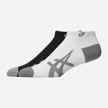 Набор женских носков коротких хлопковых ASICS 3013B360-001 M 2 пары Чорний/Белый (4571633220098)