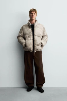 Стьобана куртка з абстрактним принтом Zara S print, арт.3833\450\020