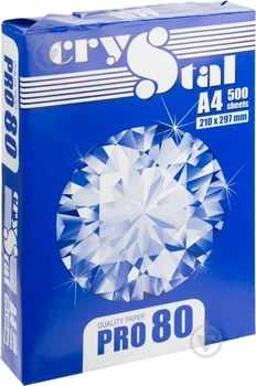 Набір Паперу для Офісної Техніки A4 80 г/м² Crystal Pro - 5 Пачок по 500 Аркушів