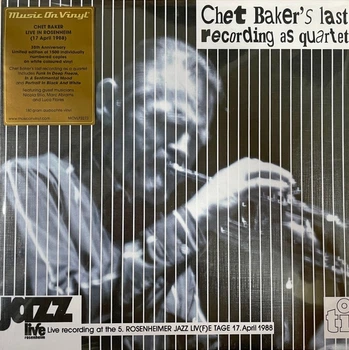 Chet Baker - Chet Baker's Last Recording As Quartet (2 пластинки, Белый, 180 грамм, Альбом, Лимитированое, Пронумерованный, Переиздание)