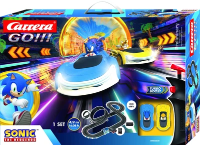 Zestaw Wyścigowy Carrera GO Sonic Racing Cross Worlds 62620 skala 1:43 (4007486626201)
