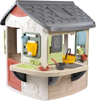 Дом Smoby Life Садовник с кухней и мойкой 16 аксессуаров 132х144х140 см (7600810505)