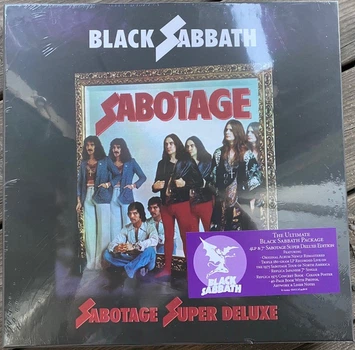Black Sabbath - Sabotage Super Deluxe (5 пластинок, 180 грамм, Альбом, Переиздание, Ремастеринг, Бокс-сет)