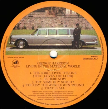 George Harrison - Living In The Material World (2 пластинки, Новый микс, Альбом, Переиздание)