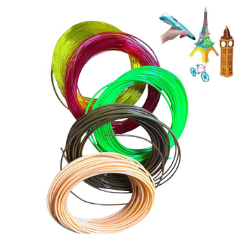 Запаска для 3D ручки 3D Pen, пластик для рисования, 10 м, PLA пластик 5 шт микс