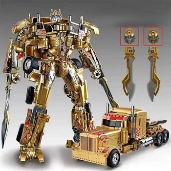 Робот-трансформер Оптимус Прайм 30 см из к/ф "Трансформеры" Optimus Prime грузовик коллекционная игрушка золото