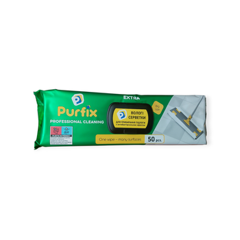 Салфетки влажные для уборки полов Purfix EXTRA, 50 шт