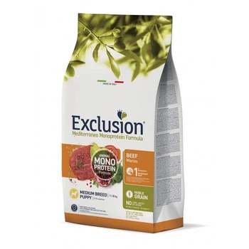 Сухой корм Exclusion Noble Grain Puppy Beef Medium Breed Сухой корм с говядиной для щенков средних пород 12 кг (8011259004451)