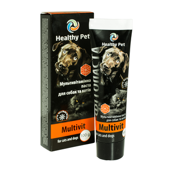 Мультивитаминная паста Healthy Pet Multivit для кошек и собак 100 мл