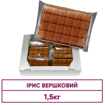 Ірис Вершковий 1,5 кг, ТМ Жайвір ( 20 плиток по 75 грам)