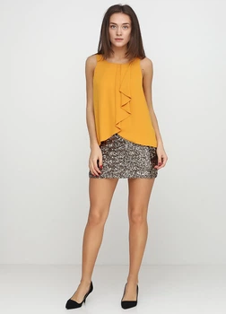 Спідниця H&M ML Золотий 1528_08
