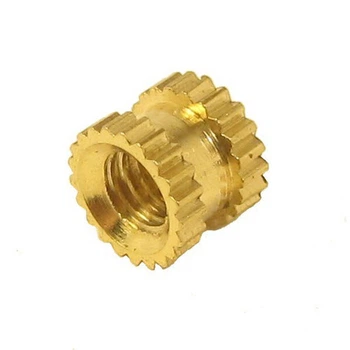 Гайка латунная с накаткой DHP-M3x4x5 - 654926