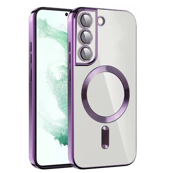 Чохол Fiji Chrome для Samsung Galaxy S22 (S901) з MagSafe та захистом камер Purple