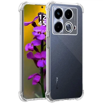 Чехол (накладка) Infinix Note 40, GETMAN Ease logo, Прозрачный - 516969
