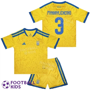 Футбольна форма дитяча MYKHAYLICHENKO 3 збірної України Ukraine FIFA World Cup 2026 145-155 см (set4727-136643-4)