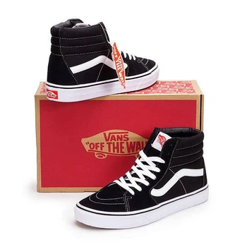 Кеди Vans Sk8-Hi Black 43 (чорно-білі високі)