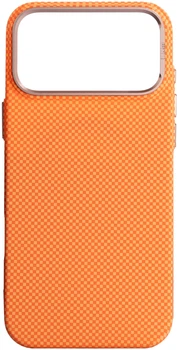 Чохол для смартфона ArmorStandart LikeCarbon2 SE MagCase для Apple iPhone 17 Pro Max Kevlar/Orange/Rose Gold (ARM89169)