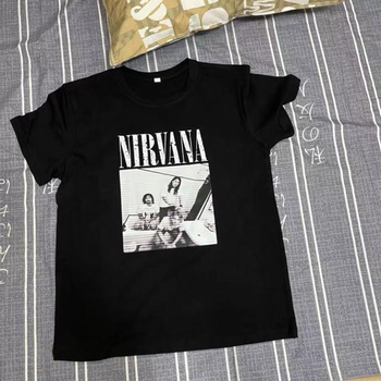 Футболка LOYS з принтом рок NIRVANA white print XS