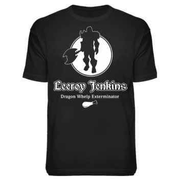 Повсякденна Футболка LOYS з принтом Leeroy Jenkins World Of Warcraft M